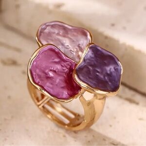 New Adorable & Unique Elastic Adjustable Fashion Ring (one size, see details)